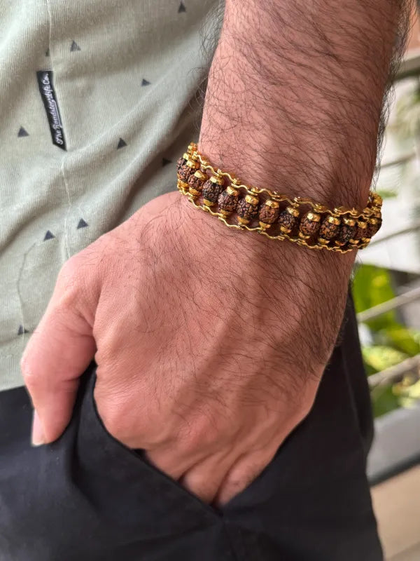 PanchTatva Rudraksha Bracelet Printeraa